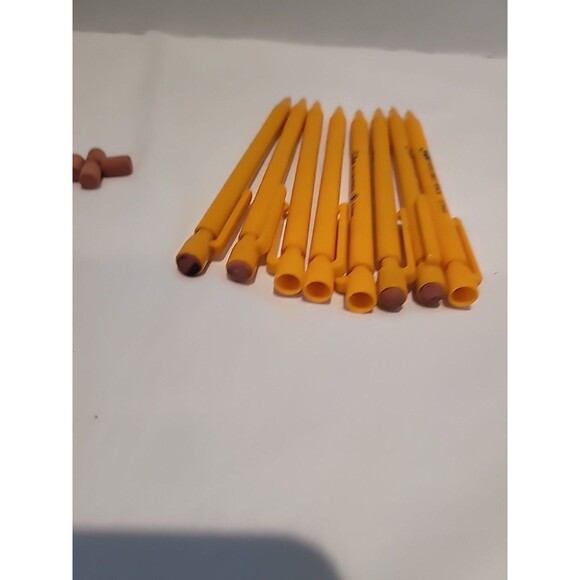 Scripto Refillable Pencil #2 Mechanical Pencils 0.7mm 8 Pencils  4 Erraser Box - Picture 13 of 16